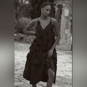 Anthropologie black dress